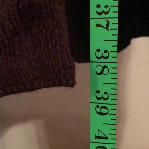 Reaction Kenneth Cole Long Plum Duster Sweater - Picture 7 of 7